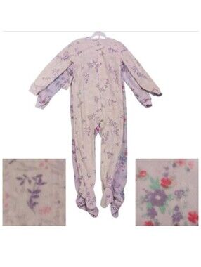 Jessica Simpson 2-PC Fleece Footed Pajama Romper Onesies